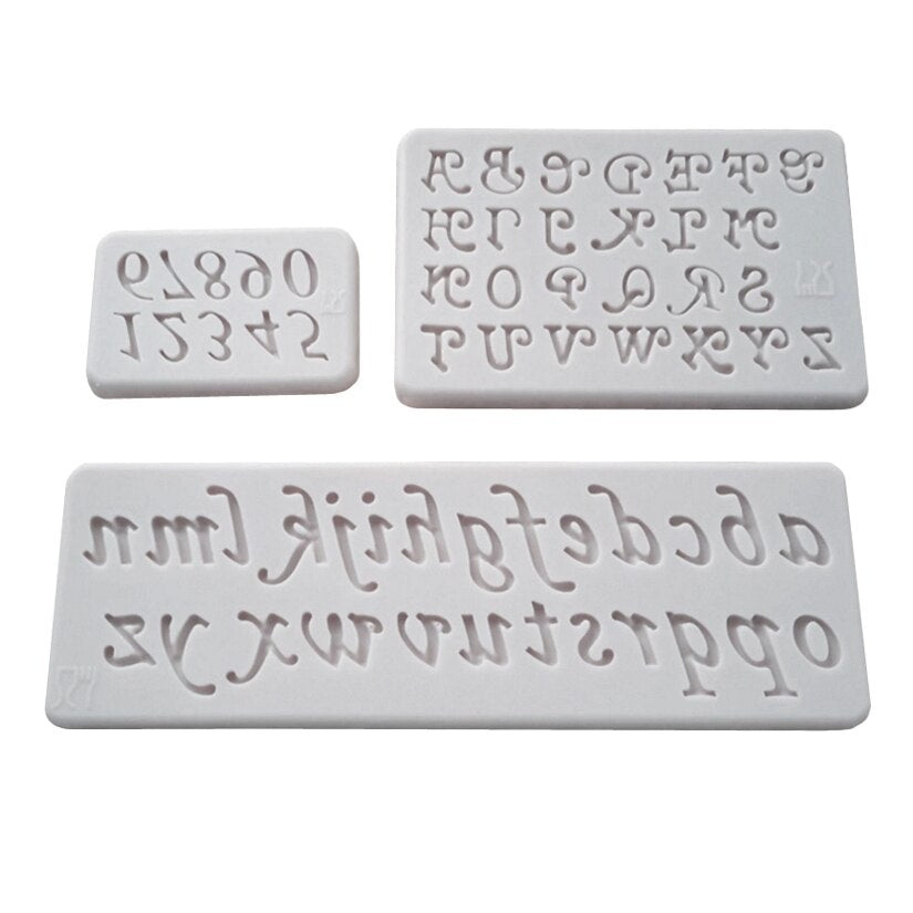 Silikon tall og bokstaver