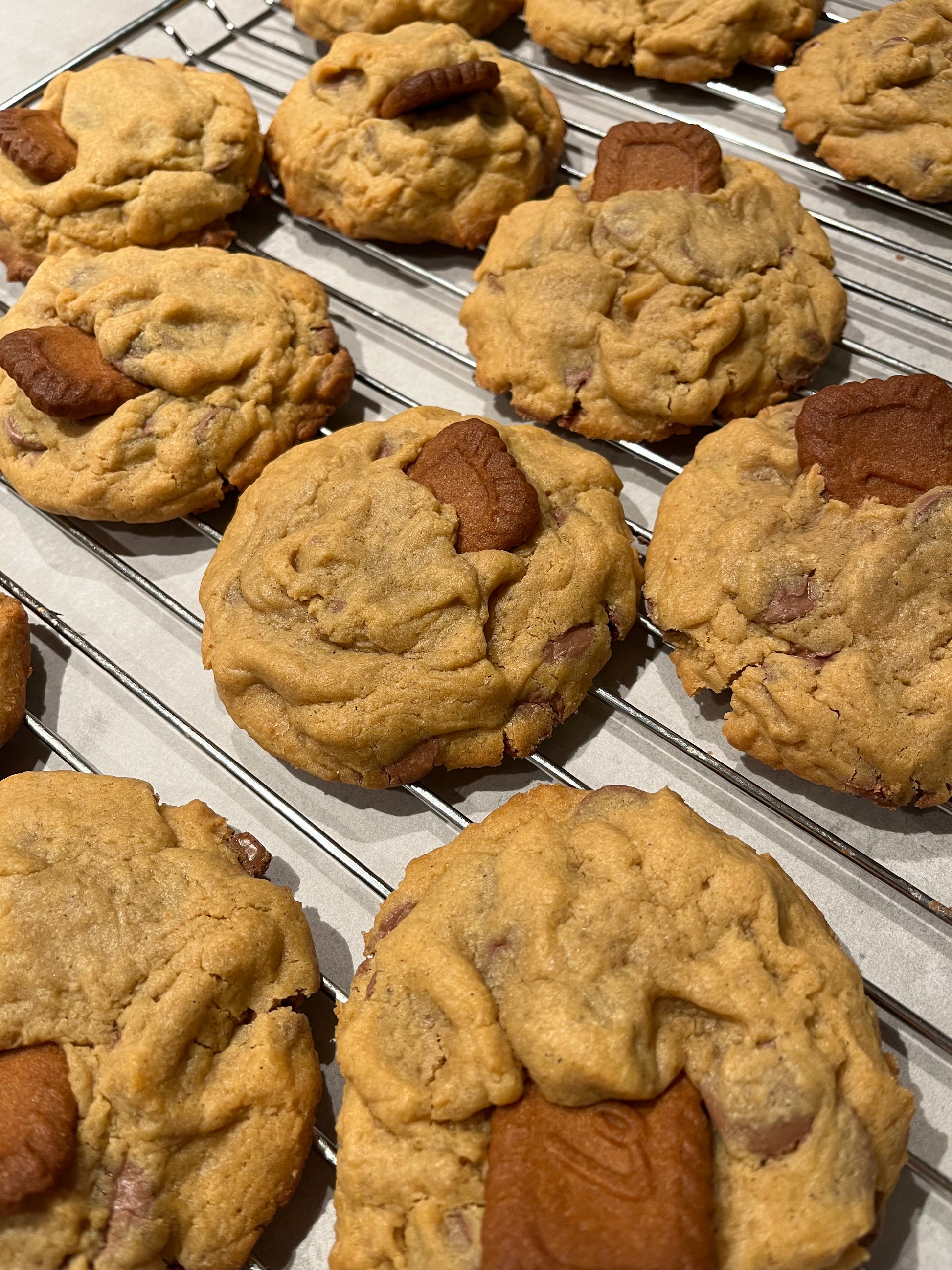 Biscoff cookies laget på amerikansk oppskrift